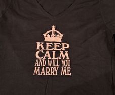 Will you Marry me tshirt