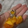 mustard tassel earrings Image 3