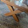 Large Solid Oak Coffee Table Image 4