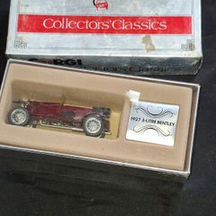 Corgi Collectors' Classics 1927 3-Litre Bentley die-cast model car packaged in its original box.