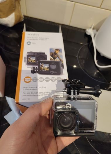 Action cam - nedis, no Go Pro, dual screen 1080p HD