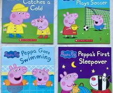Peppa pig 4 books NEW unused