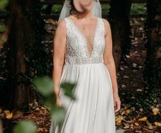 Enchanty White Wedding Dress Size 10
