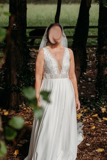 Enchanty White Wedding Dress Size 10