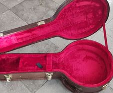 Hard case for 17 fret short banjo