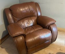 leather recliner