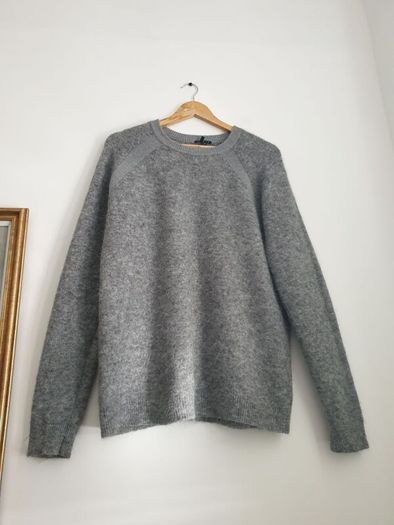 Theory Wool Blend Knitted Jumper Size Large
