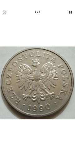 Poland 50 Zl Coin 1990