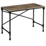 Writing Desk Solid Mango Wood and Steel 110x50x96 cm Image 5