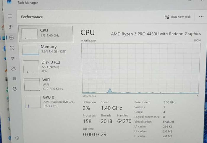 Lenovo ThinkPad L14 Gen 1 | Ryzen 3 Pro | 32GB RAM | 512GB NVMe