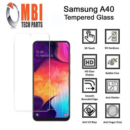 Samsung Galaxy A40 Tempered Protective Glass 9H Phone Screen Protector