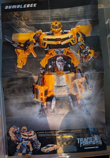 Vintage Transformers promotional poster/flyer 2009