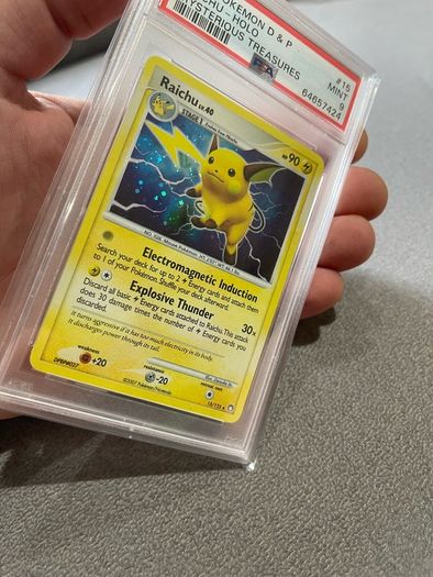 Raichu psa 9 holo Pokemon card