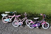 3 girls bikes