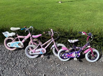 3 girls bikes