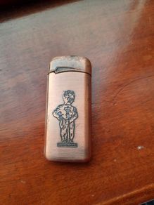 Vintage Gas Brass Cigarette Lighter