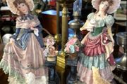 vintage pair of figurines 2ft high