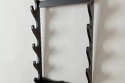 BRAND NEW 6 Tier Wall Mount Samurai Sword Katana Holder Stand Display Statues Sculptures Holder Hanger Rack for Home