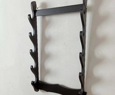 BRAND NEW 6 Tier Wall Mount Samurai Sword Katana Holder Stand Display Statues Sculptures Holder Hanger Rack for Home