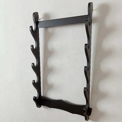 BRAND NEW 6 Tier Wall Mount Samurai Sword Katana Holder Stand Display Statues Sculptures Holder Hanger Rack for Home