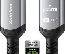 Sniokco 8K HDMI 2.1 Cable 4M