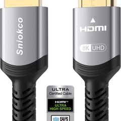 Sniokco 8K HDMI 2.1 Cable 4M