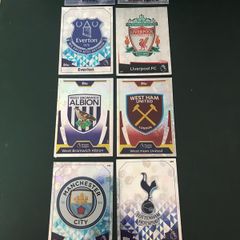 Match Attax Cards Showing  Team Emblems