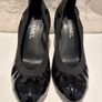 CHANEL Black Patent Pumps Image 3