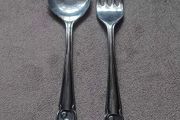 Vintage Sheffield Childs Fork &amp; Spoon Set.