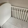 ikea cot bed white , one long drawer ideal for books Image 2