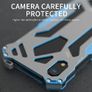 For Apple iPhone XR R-JUST Shockproof Armor Metal Protective Case Blue Image 6