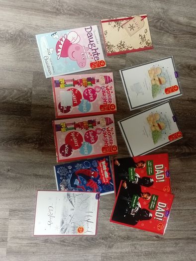 10x Christmas cards