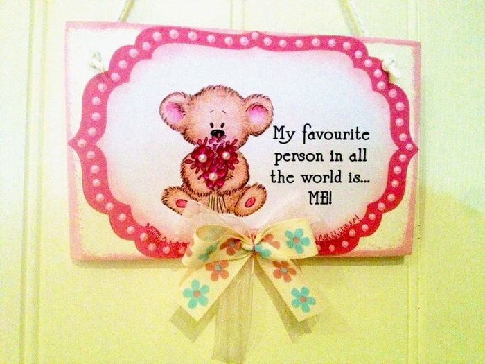 My Favourite Person Handmade Irish Sign