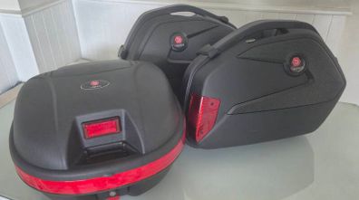 Motorcycle Panniers and Top Box