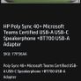 Hp Poly Sync 40+ smart pro executive wireless bluetooth speakerphone Image 3