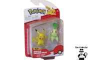 Pokemon Battle Figure Pack Pikachu And Chikorita 3" Inch Battle Figure Set Brand New Sealed