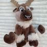 Disney Frozen 2 Plush Soft Toy approx. 27 cm without horns Sven the Reindeer Used Please look at the pictures Image 2