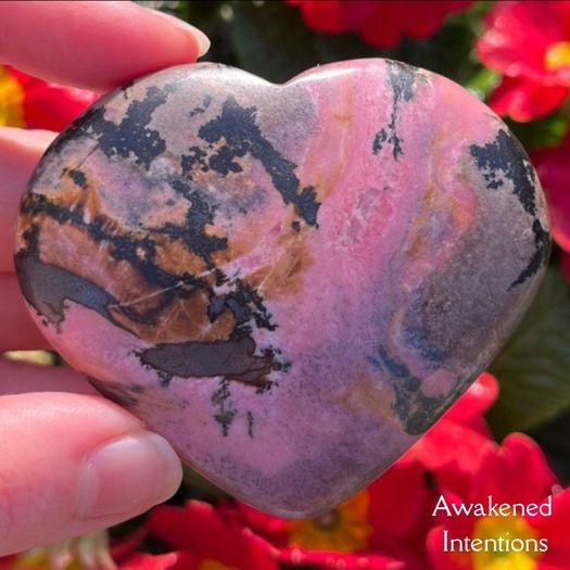 Variety of Crystal Heart Gemstones Rose Quartz, Tigers Eye, Opalite, Clear Quartz, Calcite, and more