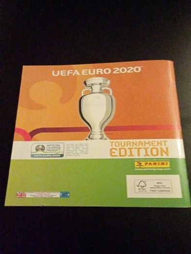 Euro 2020 sticker book