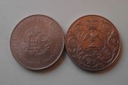 Great Britain. 2 coins@25 New Pence (1972&amp;1977)