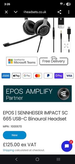 Epos Sennheiser Earphones