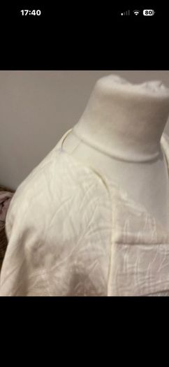 Zara cream belted jacket size 8