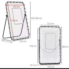 foldable football rebounder net