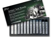Gallery by Mungyo: Artist's Soft Pastels (12 Greytone)