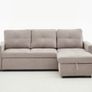 Lilly Reversible Corner Beige & Grey Sofa Bed Image 3