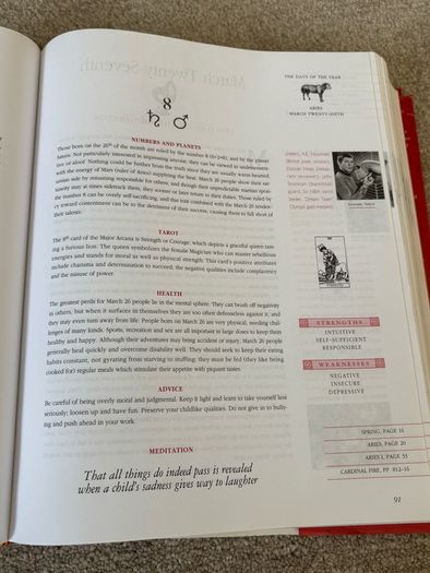 Large Rare Book The Secret Language of Birthdays