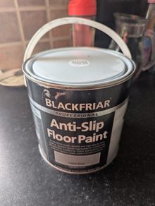 Anti-Slip Grey Floor Paint