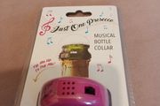 Musical christmas bottle collar