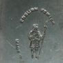 Antique Bushmills Distillery Pewter Pocket Flask, English 1608 Image 4