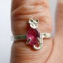 926 Sterling Silver Ring size L1/2 - 1,9g Image 6